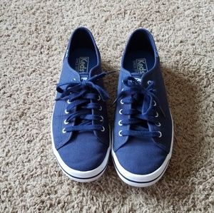 Genuine Keds navy blue canvas sneakers worn once